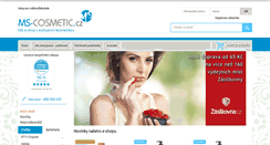 Desktop Screenshot of ms-cosmetic.cz